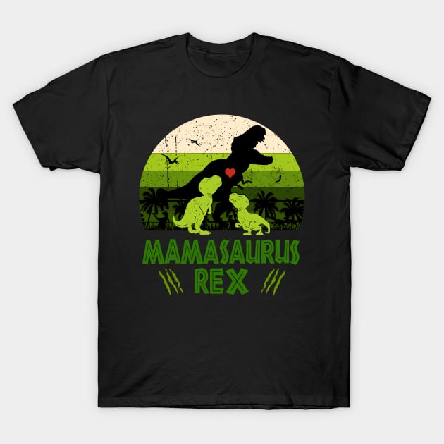 Mamasaurus Rex Mother T rex Mother_s Day T-Shirt by cruztdk5